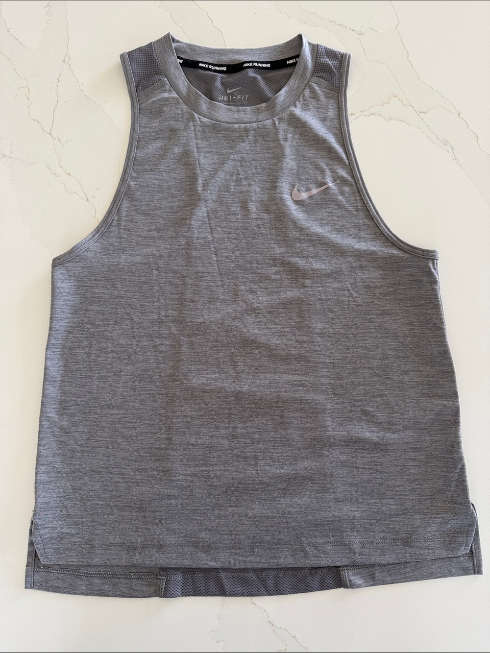Nike Women’s Gray Dri-FIT Athletic Tank Running